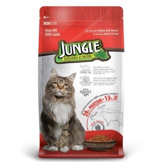 Jungle Kuzu Etli Yetişkin 1.5 kg Kedi Maması kullananlar yorumlar